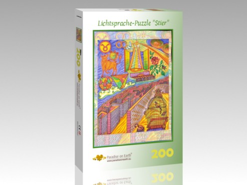 Lichtsprache-Puzzle "Stier"