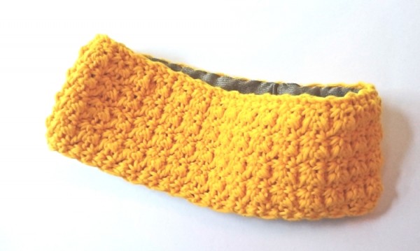 Stirnband "square" gelb
