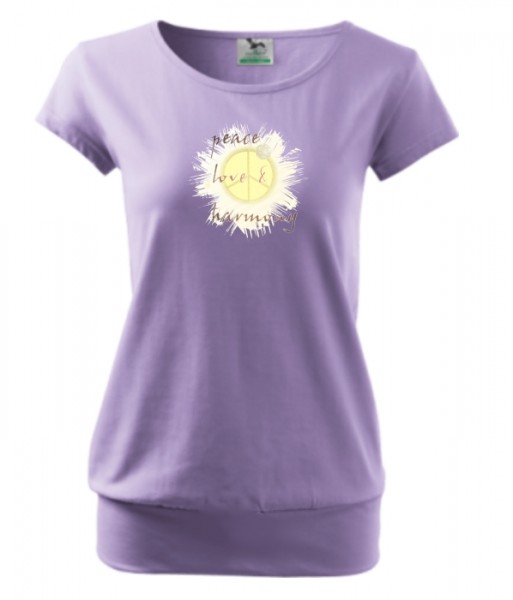 CityShirt Peace Love Harmony