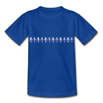Bio-Shirt "Sicherheit", blau