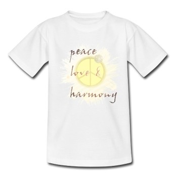 Bio-Shirt "Peace, Love & Harmony"