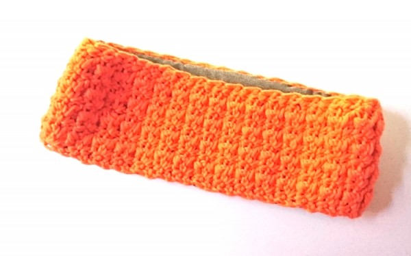 Stirnband "square" orange