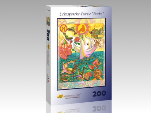 Lichtsprache-Puzzle "Fische"