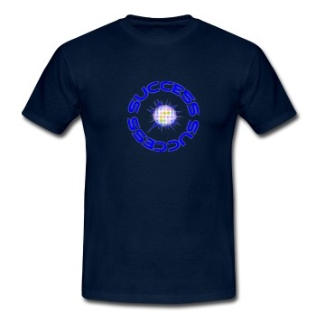 T-Shirt - "Success", dunkelblau