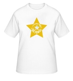 Big-Shirt "Star", weiß