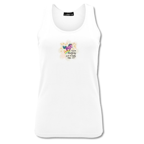 Tank Top "Amazing, weiß