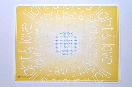 Tisch-Sets "love & light" (2er Packung)