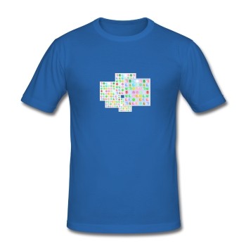 T-Shirt - "Lebensaufgabe", blau
